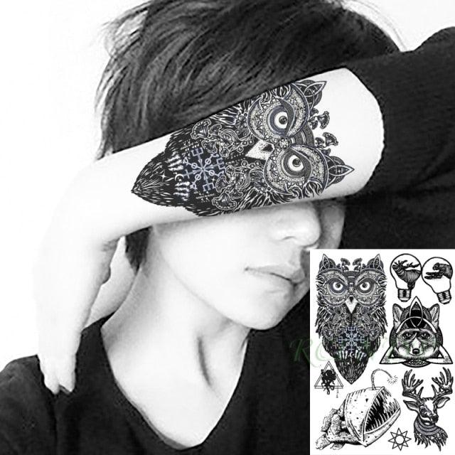 57 Sheets Temporary Tattoo Stickers Set Waterproof Temporary Tattoo Waist Arm Modern Stylish Big Black Tattoos For Womens Mens - STEVVEX Beauty - 103, Arm Tattoo, Beauty, Big Tattoo, Black Tattoos, Body Tattoo, Different Tattoo, Fashion Tattoo, Girls Tattoo, Leg Tattoo, Luxury Tattoo, Men Tattoo, Mens Tattoo, Sketch Tattoo, Stylish Tattoo, Tattoo, Waterproof Tattoo, Women Tattoo, Womens Tattoo - Stevvex.com