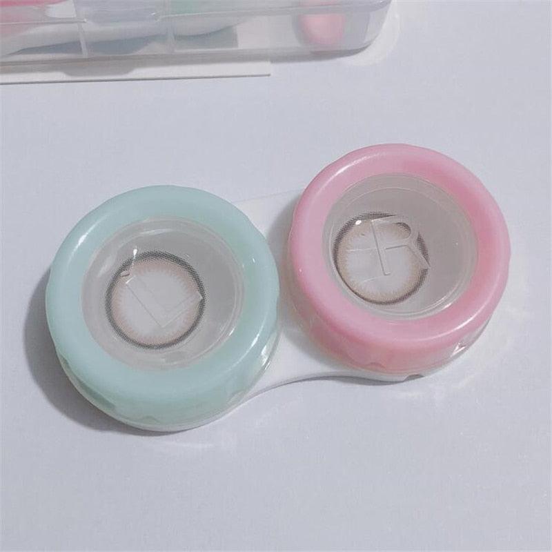 5Pairs Contact Lens Case Container Eye Contacts Women Travel Contact Lenses Case Leakproof Kit Holder Contact Lens Organizer Case With Carrying Travel Holder Suitable For Outdoor