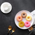 6 Cells Large Size Cake Molds Food Grade Material Donuts Mold Baking Tools For Biscuit Dessert Chocolate Mould Silicone Baking Mold Just Pop Out Non-Stick Doughnuts Baking Molds