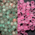 600pcs 3mm Luminous Glass Seed Beads Glow In The Dark Loose Spacer Beads for Jewelry Marking Necklace Bracelet Accessories Frosted Transparent Glass Rice Beads Handmade Beaded Jewelry Accessories