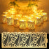 6/24Pcs Flameless LED Candles Electric Fake Candle Battery Operated LED Tea Lights in Warm White for Wedding Table Festival Celebration Halloween Tea Light Creative Lamp Battery Powered Home Wedding Birthday Party Decoration Lighting