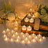 6/24Pcs Flameless LED Candles Electric Fake Candle Battery Operated LED Tea Lights in Warm White for Wedding Table Festival Celebration Halloween Tea Light Creative Lamp Battery Powered Home Wedding Birthday Party Decoration Lighting