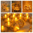 6/24Pcs Flameless LED Candles Electric Fake Candle Battery Operated LED Tea Lights in Warm White for Wedding Table Festival Celebration Halloween Tea Light Creative Lamp Battery Powered Home Wedding Birthday Party Decoration Lighting