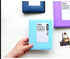 64 Pockets Mini Instant Polaroid Photo Album Picture Case for Mini Film 7s 8 25 50s 90 Mini Polaroid Album Refillable Notebook Photo Album Valentines Day Gift Anniversary Gift