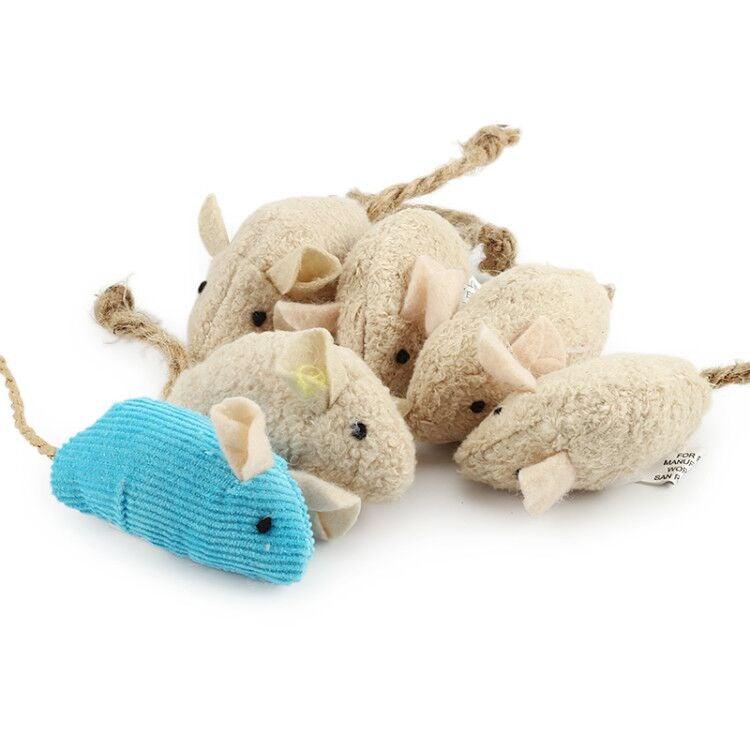 6pcs/lot Mix Pet Toy Catnip Mice Cats Toys Fun Plush Mouse Cat Toy For Kitten Skitter Critters Cat Toy Value Pack - STEVVEX Pet - 126, cat chew toy, cat playing toy, cat soft toy, cat toy, cats, Cats Toys Fun, critters cat toys, kitten toys, mice cats toys, Mix pet toy, mouse toy, pet toys, Plush Mouse Cat Toy, toys - Stevvex.com