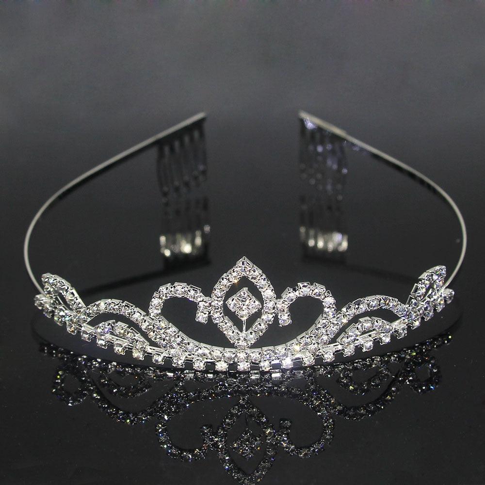 7 Style Princess Crystal Tiara Bridal Headband Kid Girl Prom Crown With Combs Party Accessories Wedding Crown Hair Jewelry Gift Wedding Crown Hair Jewelry Bridal Hair Accessories Women Crown Rhinestones Crystal Tiaras Bride Queen Party Crowns