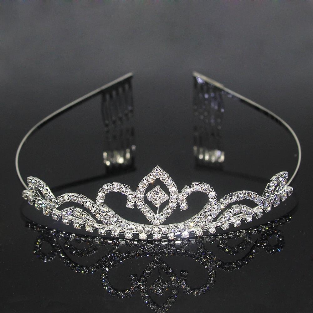 7 Style Princess Crystal Tiara Bridal Headband Kid Girl Prom Crown With Combs Party Accessories Wedding Crown Hair Jewelry Gift Wedding Crown Hair Jewelry Bridal Hair Accessories Women Crown Rhinestones Crystal Tiaras Bride Queen Party Crowns