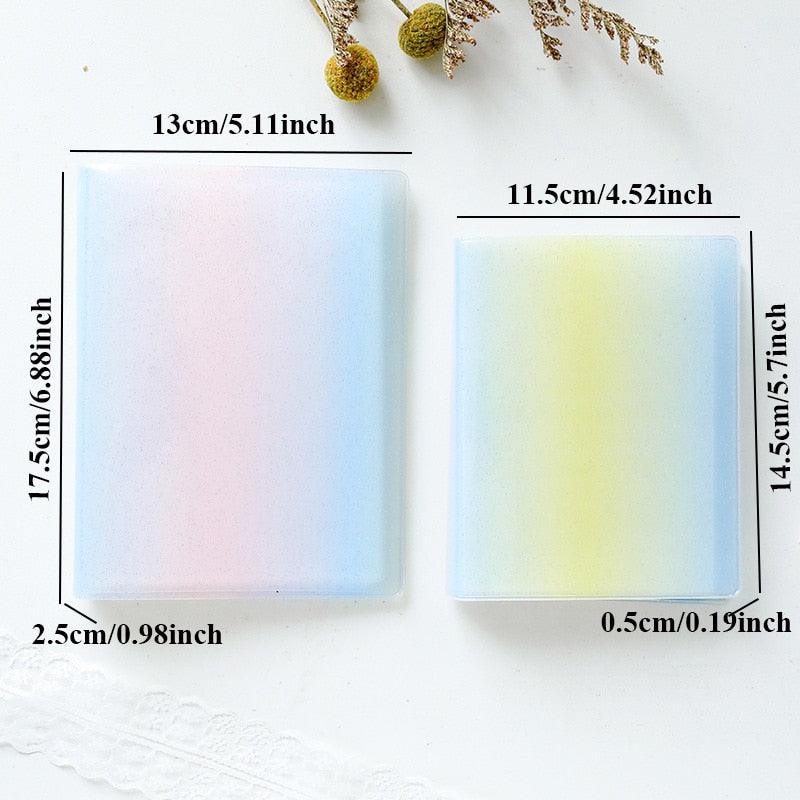 72 Pockets Book Album for PVC 3/4/5/6 Inch Album Daisy Printing 3 inch Photo paper Mini Films Transparent Photo Album Book Gifts For Friends And Coin Collectors