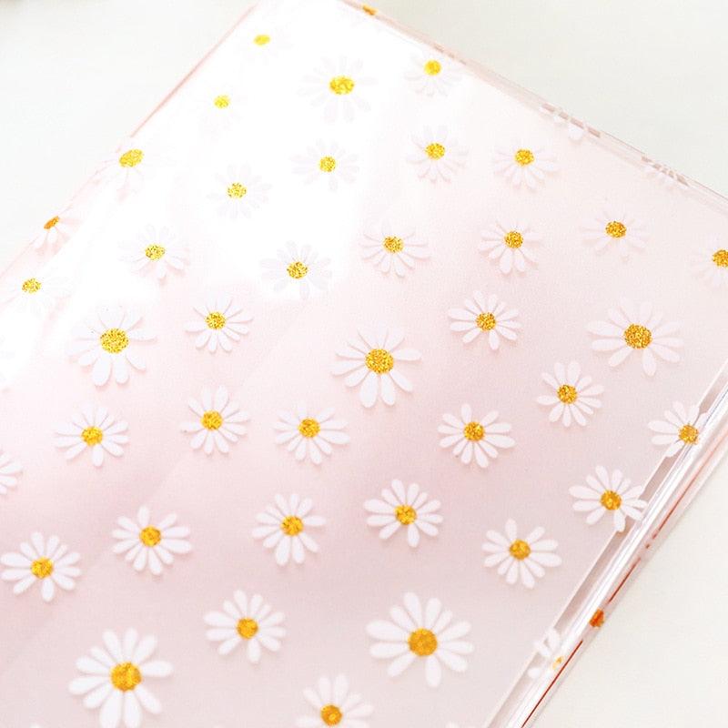 72 Pockets Book Album for PVC 3/4/5/6 Inch Album Daisy Printing 3 inch Photo paper Mini Films Transparent Photo Album Book Gifts For Friends And Coin Collectors