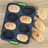 8 Cavity Bread Mold Silicone Baking Toast Moulds Home Cake Food Grade French Bread Biscuit Molds Non-stick Perforated Pan, Bread Crisping Tray, Loaf Baking Mould, French Bread, Breadstick