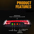 8 Modes Rear Lamp Smart Bike Wireless Remote Turn Signal Light Waterproof USB Rechargeable Bicycle LED Taillight Wireless Remote Control Bike Rear Light Back USB Safety Warning Cycling Light