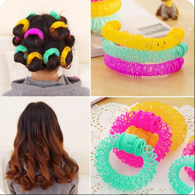 8 Pcs/Lot Soft Hair Curler Roller Curl Hair Magic Hair Curlers Tool Styling Rollers Sponge Hair Curling Easy To Carry And Use Hair Styling Tools For Women