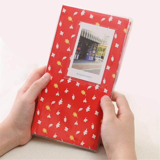 84 Photos 3 Inch Pictures Mini Birds and Flowers Portable Inserted Beautiful Polaroid Photo Albums Birthday Gift Family Scrapbook Albums Family Anniversary Gift For Couple