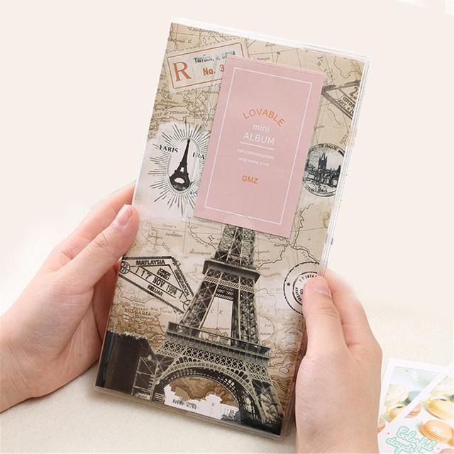 84 Photos 3 Inch Pictures Mini Birds and Flowers Portable Inserted Beautiful Polaroid Photo Albums Birthday Gift Family Scrapbook Albums Family Anniversary Gift For Couple