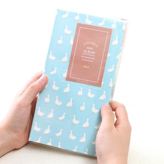 84 Photos 3 Inch Pictures Mini Birds and Flowers Portable Inserted Beautiful Polaroid Photo Albums Birthday Gift Family Scrapbook Albums Family Anniversary Gift For Couple