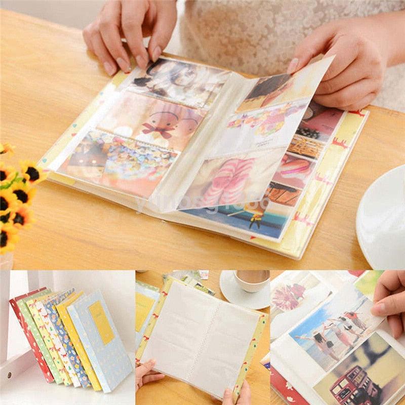 84 Pockets Photo Album Polaroid Film Mini Instant Picture Case Storage For Mini Film Fashion Home Family Memory Ring Binder Cover Refillable Notebook Photo Album