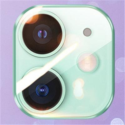 Colourful Tempered Glass Protective Film For iPhone 13 12 11 Pro Max Back Cover Camera Lens Screen Protector For iPhone 13 Mini Camera Lens Protective Lens Film