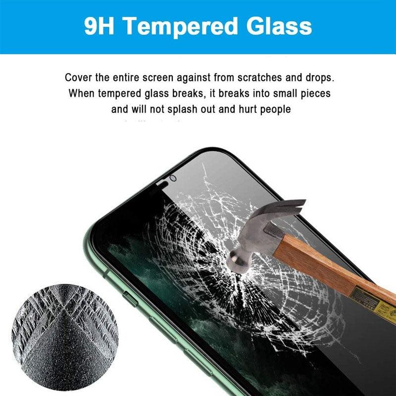 3Pcs Privacy Tempered Glass For iPhone 14 13 12 11 Pro XS Max XR Anti-Spy Screen protectors For iPhone 7 8 Plus SE2020 Glass Privacy Screen Protector Anti-Spy Tempered Glass Film Anti-Scratch 9H HD Screen Protector for iPhone