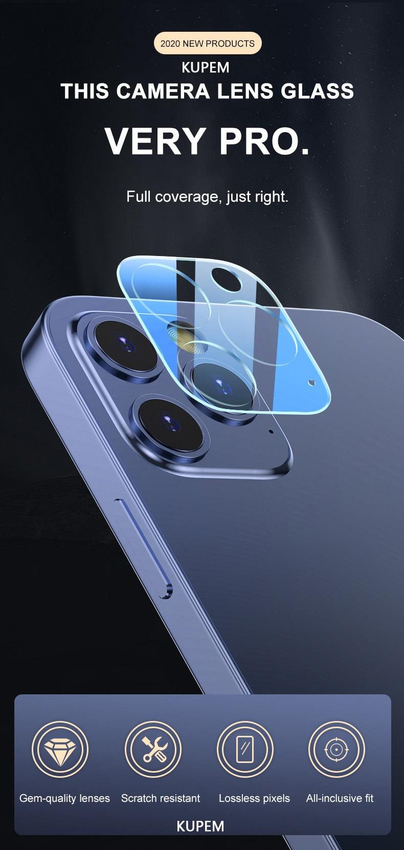 3pcs Camera Lens Tempered Glass For iPhone 11 12 13 Pro XS Max X XR Camera Protector For iPhone 11 7 8 6 6S Plus SE Camera Glass Case Scratch Resistant Tempered Glass