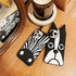 Cute 3D Little Ear Silicone Phone Case For Iphone 13 Pro Max X Xr Xs 11 12 Pro Max Cartoon Dog 3D Cartoon Puppy Black And White Color Cute Cover