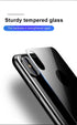 Back 9H Tempered Glass For iPhone 14 Plus 13 12 mini 11 Pro X XR XS Max Rear Screen Protector Protective Film Gold Black White Anti Scratch Edge to Edge Coverage Back Glass for iPhone