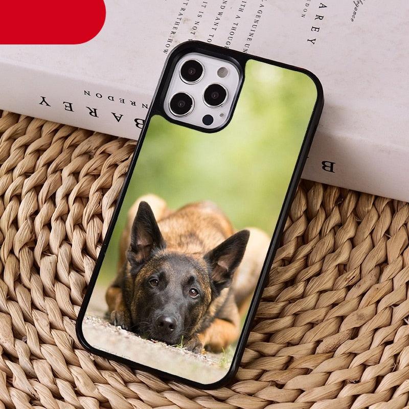 Dog Phone Case For iPhone 14 11 12 13 mini Pro X XR XS MAX 6S 7 8 Plus 5S SE 2020 Cover Shell Premium Soft Liquid Silicone Rubber Full-Body Protective Bumper Case for iPhone