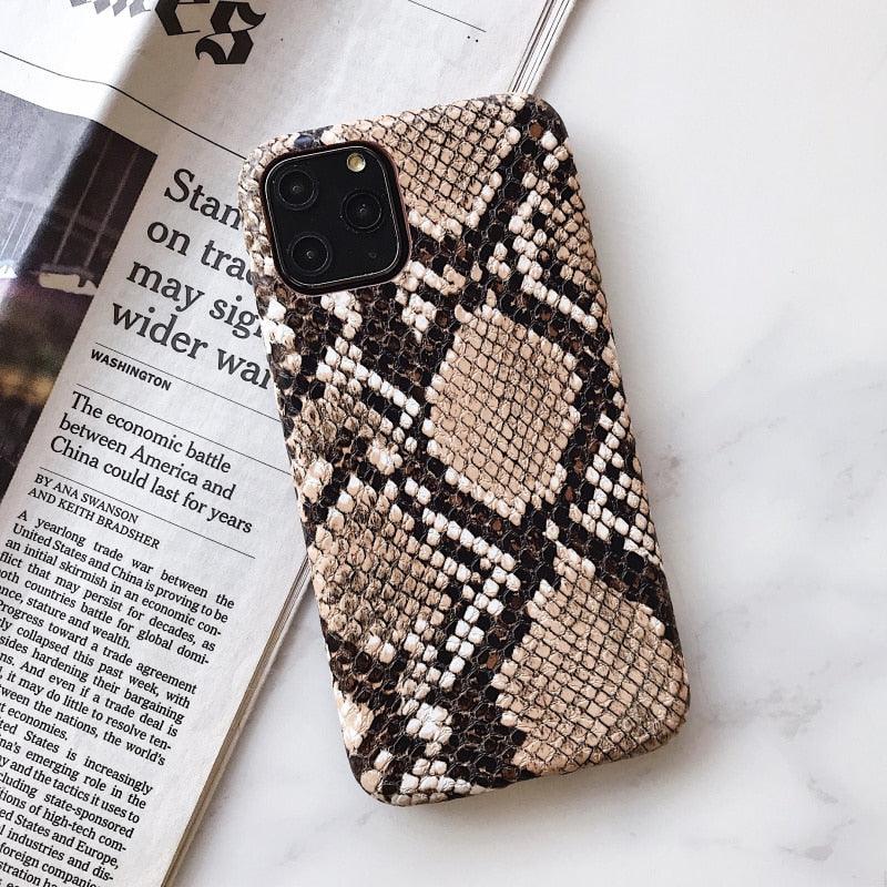 Multicolored Crocodile Texture Soft Silicone Phone Case For iphone 14 Mini 13 Pro Snake Skin Pu Leather Cover Mobile Phone Case Snake Skin Print Pattern Thin Leather Back Cover Protective Case For iPhone