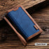 Luxury Magnetic Leather Flip Case For iPhone 14 13 12 Mini 11 Pro SE Card Holder Wallet Stand Cover Leather Wallet Flip Case Cover With Card And Cash Slot 360 Full Body Protection