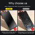 2pcs Matte Tempered Glass For Iphone 12 Pro Max Glass For Iphone 13 12 11 Pro Xs Max X Xr 6 7 8 Plus Screen Protector Film Full Coverage Anti Glare 9h Hardness No Fingerprint Screen Protector Guard