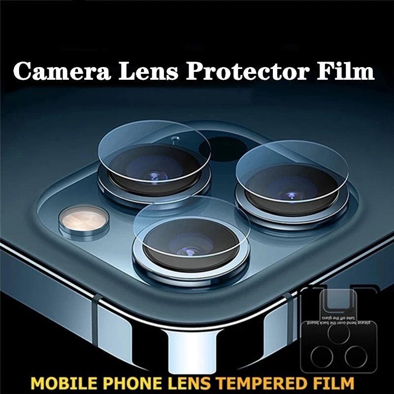 2PCS Camera Protector Glass For iPhone 13 12 14 Pro Max Lens Screen Protector Film For iPhone 13 12 Mini 14 Pro Max Lens Glass Mini Camera Lens Protector