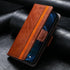 Luxury Leather Case For iPhone 13 11 12 14 Pro Max Mini Wallet Pocket Flip Case Cover Vintage Luxury Genuine Leather Fashion Business Classic Flip Case For Men