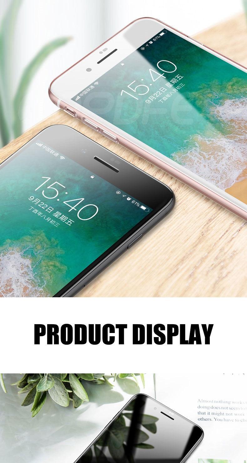 11D Full Cover Protective Glass For iPhone 8 7 6 6S Plus 5 5S SE 2020 Screen Protector iPhone 8 7 6 6S 5S SE Tempered Glass Film