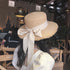 Modern Summer Sun Hat Charming White Bow Design Hat Sun Visor Women's Sun Hat Beach Hat Straw Sun Hat UV Protect Hats For Beach Women's Summer Outdoor Lightweight Hats Vintage Summer Hat