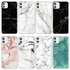 Stylish Marble Stone Texture Phone Case For Iphone 12 Pro 13 Pro Max Unique Solid Color Marble Soft Cover Silicone Mobile Phone Case