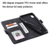 Luxury Magnetic Leather Flip Case For iPhone 14 13 12 Mini 11 Pro SE Card Holder Wallet Stand Cover Leather Wallet Flip Case Cover With Card And Cash Slot 360 Full Body Protection