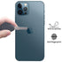 2Pcs Carbon Fiber Matte Back Film For iPhone 14 13 12 Mini 11 Pro XR X XS Max 7 8 Plus SE3 Transparent Scratch Resistant Sticker Slim Fit Clear Transparent 3D Carbon Fiber Back Skin Rear Screen Guard Protector Sticker