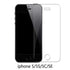 3PCS Transparent Protective Glass For iPhone 13 12 11 X XS Max Mini XR Tempered Glass For iPhone 7 8 6 Plus SE Screen Protector Scratch Resistant Screen Guard  9H Hardness Screen Protector