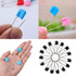 50Pcs Baby Safety Pins Plastic Head Cloth Diaper Pins Stainless Steel Sewing Safety Pins for Quilting Knitting Stitch Markers Stainless Steel Nappy Pins for Quilting Sewing Locking Safety Pins