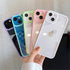 Unisex Cute Shockproof Silicone Bumper Phone Case For iPhone 14 11 12 13 Pro Max Colorful Transparent Protection Back Cover Silicone Protective Cover For iPhone