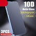 Full Cover Matte Screen Protector for iPhone 13 Pro 12 Mini 11 Tempered Glass On iPhone 12 11 pro X XS Max XR Protective Glass HD Tempered Glass Anti Scratch Screen Protector