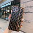 Luxury Blue Pink Gold Color Plating Soft Case Cell Phone Case For iPhone 11 12 13 Pro Max XS Max XR X 8 7 Plus Luxury Wrist Strap Plating Frame Geometric Soft Covers Bumper Iphone Case