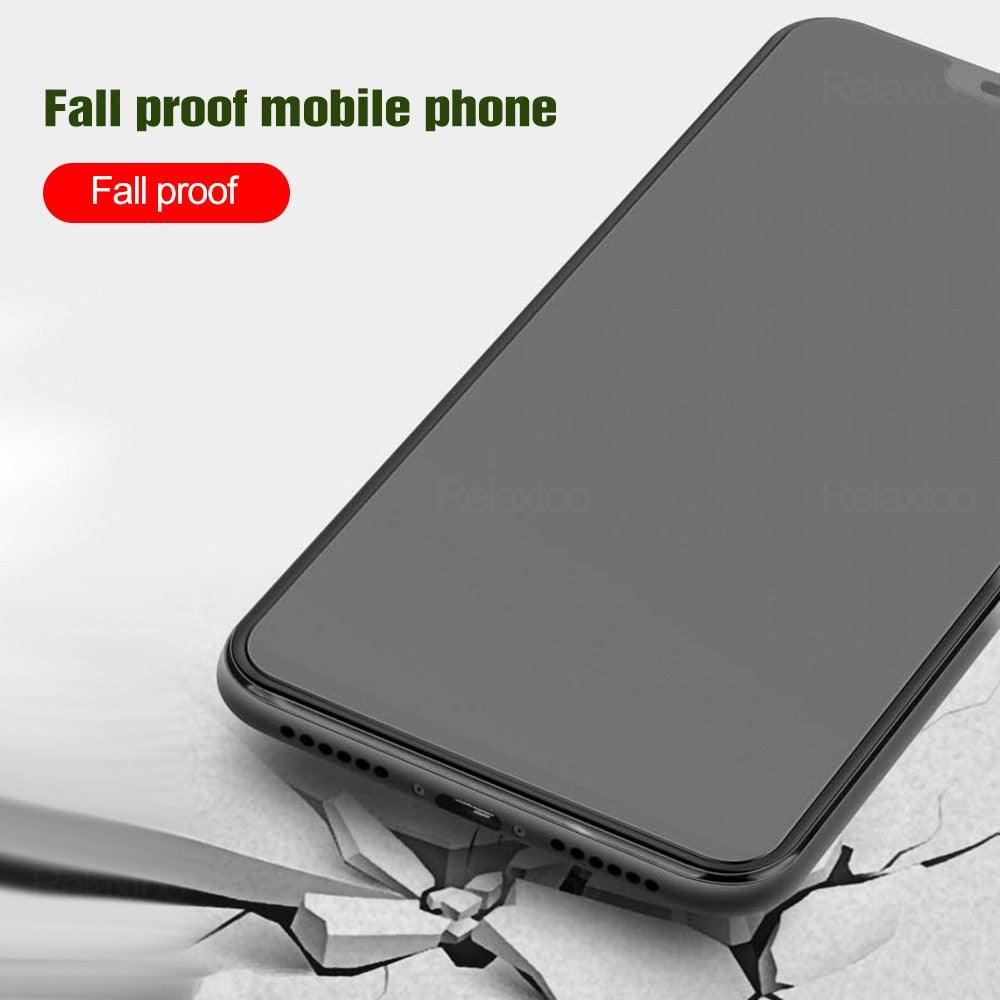 2 Pcs/lot Matte Tempered Glass On For Iphone 14 13 12 Mini 11 Pro X Xs Max Xr 8 7 6 Plus Protective Protector Glass Film Anti-spy Tempered Glass Film Anti-scratch Case-friendly Screen Protector For Iphone