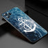 Anchor Boat Ship Wheel Phone Case For iPhone 13 12 Mini 11 Pro XS Max XR X 8 7 6S 6 Plus 5S 5 SE 2020 Black Cover Custom Anchor Hard Back Cover Case