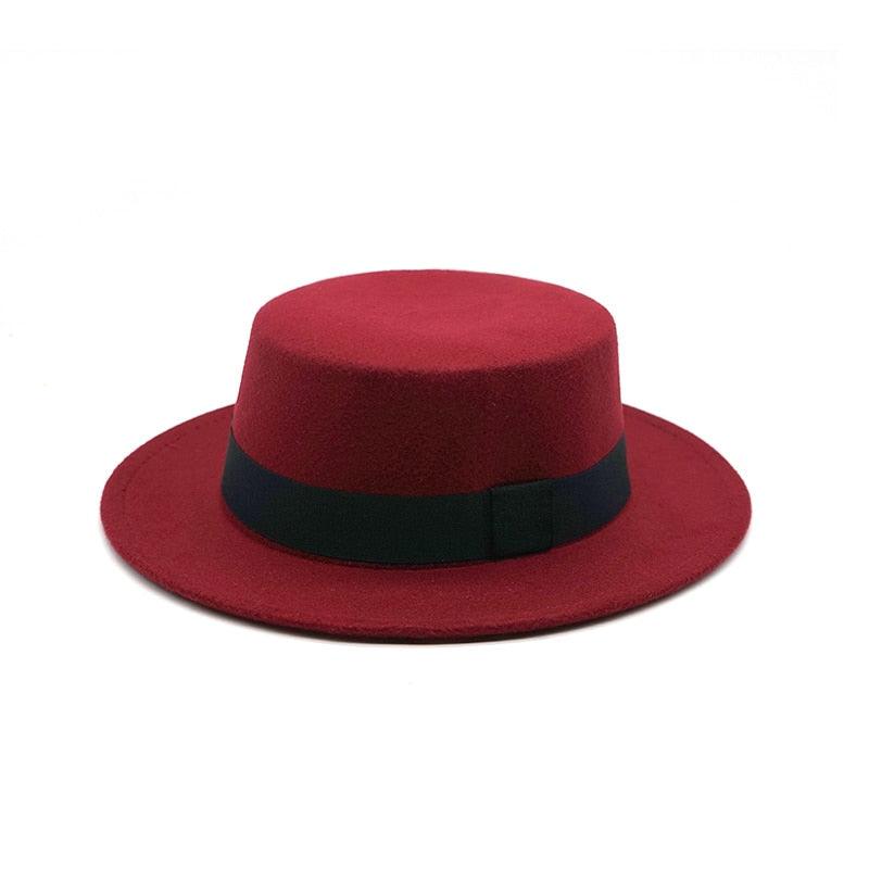 One Size Winter Autumn Cotton Women Men Fedoras Lady Retro Wide Brim  Hat Belt Fedora Hat Top Lightweight Caps Everyday Wear Hats Summer Sun Hat