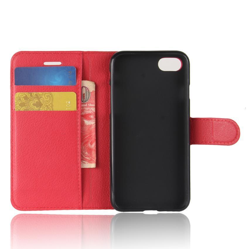 Phone Case For IPHONE 7 8 Plus Wallet Case Flip Leather Back Cover For IPHONE7 IPHONE8 IPHONE 7plus 8plus Simple Case Foldable Case Leather Case Flip Phone Cover Case