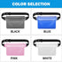 Waterproof Swimming Bag 3 Layers Water Proof Diving Beach Shoulder Waist Bag Underwater Mobile Phone Bag Case Waterproof Bag With Adjustable Waist Belt Comfortable Case For Phone