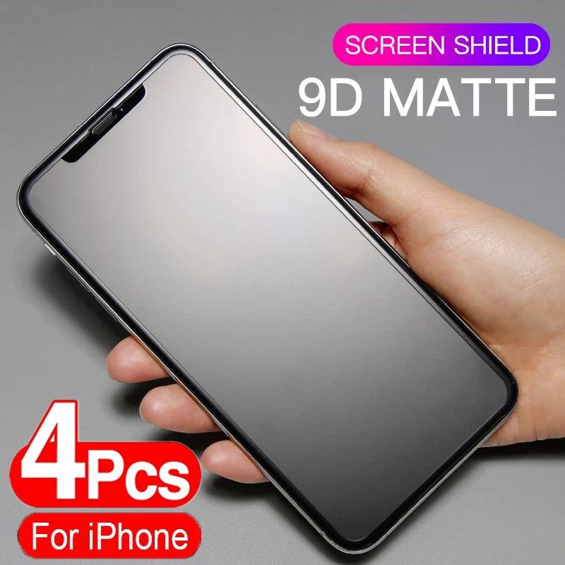 2PCS No Fingerprints for IPhone 13 12 11 Pro Max X XR XS SE Matte Ceramics Film for IPhone 12 13 Mini 6 6s 7 8 Plus Screen Protectors