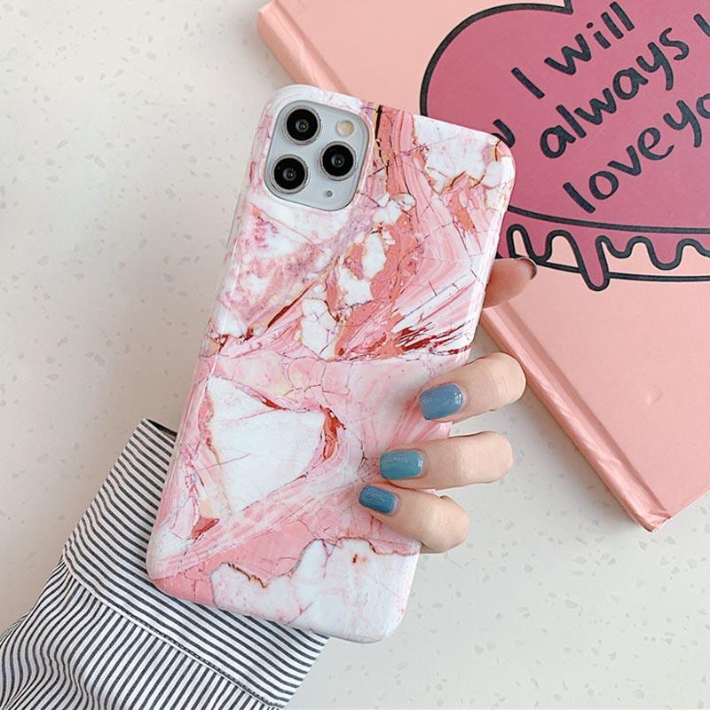 White Gray Marble Slim Soft Clear Bumper Full-Body Protective Phone Case Cover Glossy Marble Texture Cover for iPhone 11 14 Pro Max 14Plus 12 13 Mini X XR XS Max Soft Back Case