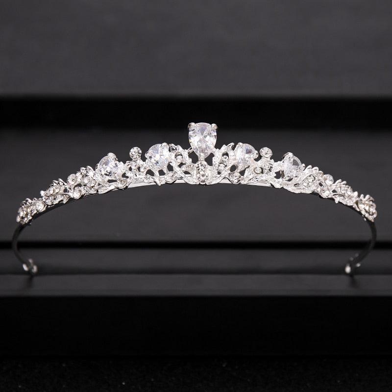 Wedding Crown Hair Jewelry Bridal  Hair Accessories Women Crown Rhinestones Crystal Tiaras Bride Queen Party Crowns Gift Bridal Headdress Wedding Hair Jewelry Bridal Hair Accessories Women Rhinestones Crystal Tiaras