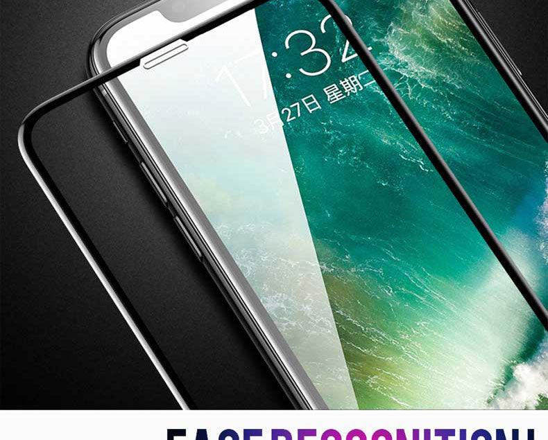 2000D Curved Edge Tempered Glass For iPhone SE 2020 6 6S 7 8 Plus Full Cover Glass on iPhone 11 Pro XS Max X XR Screen Protector Screen Protector No Side Bezel Easy Installation Frame 3X Stronger Screen Protector